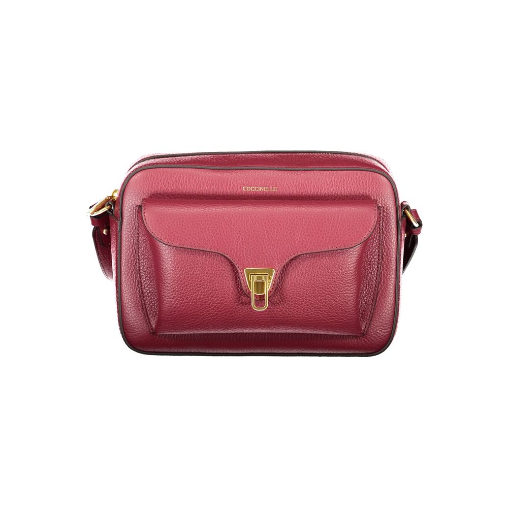 Purple Leather Women Handbag