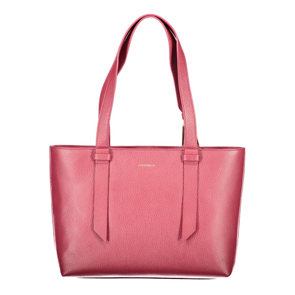 Purple Leather Women Handbag