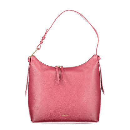 Purple Leather Women Handbag