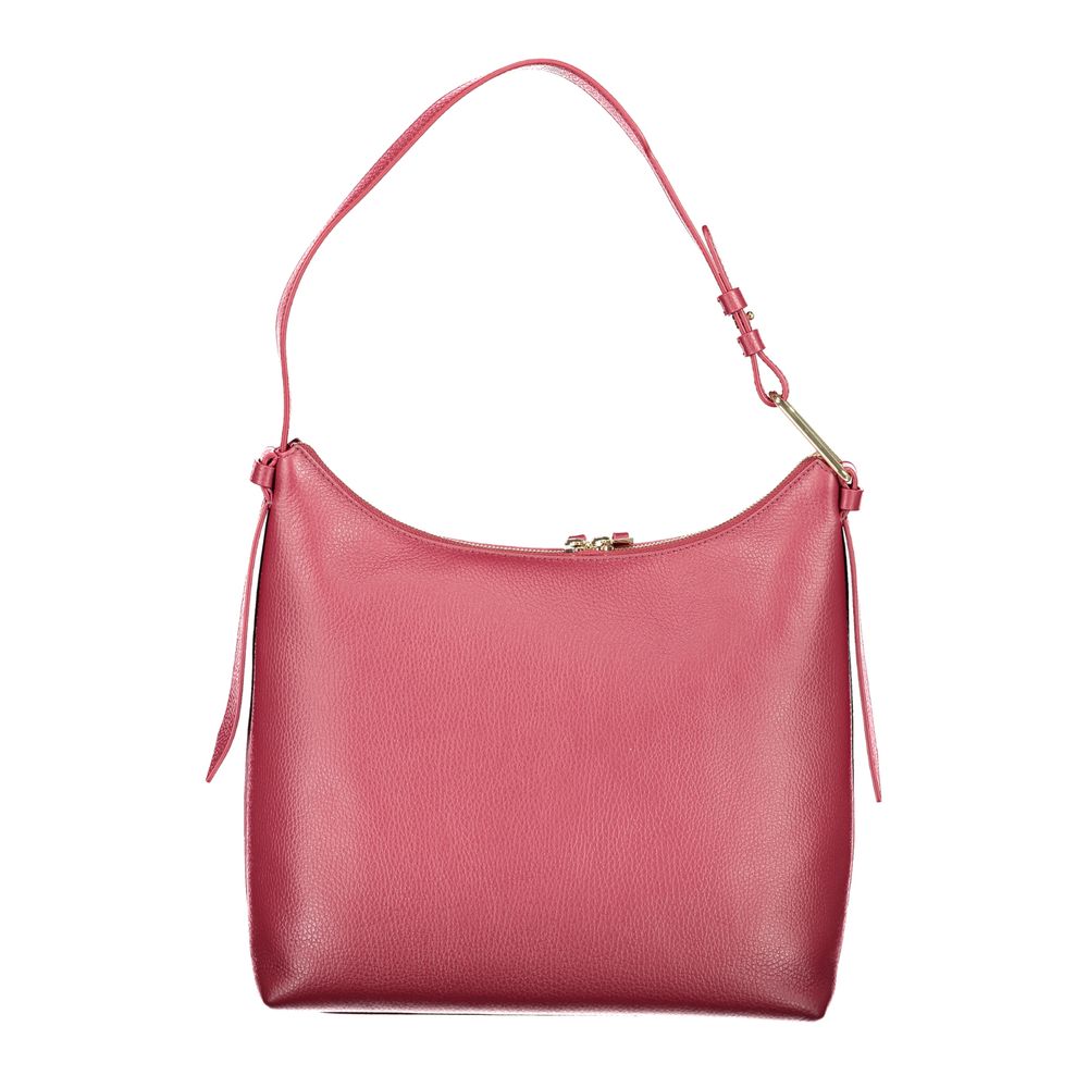 Purple Leather Women Handbag