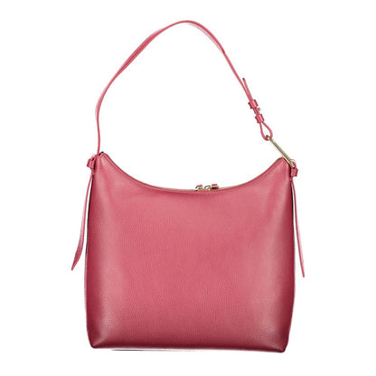Purple Leather Women Handbag
