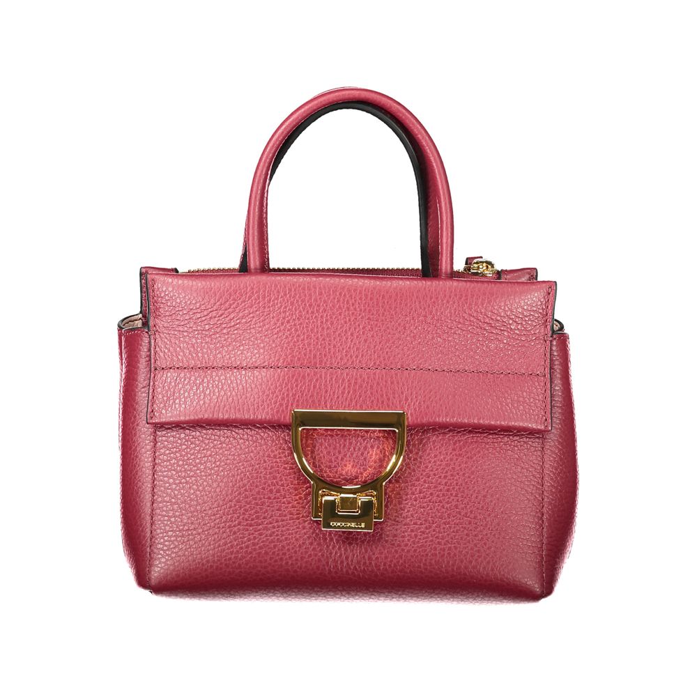 Purple Leather Women Handbag