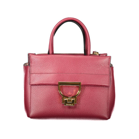Purple Leather Women Handbag