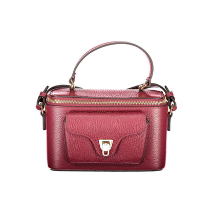 Purple Leather Women Handbag