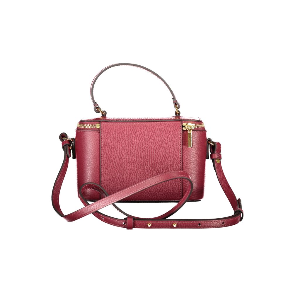 Purple Leather Women Handbag