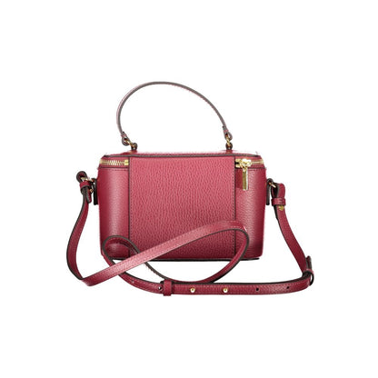 Purple Leather Women Handbag
