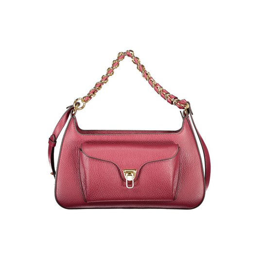 Purple Leather Women Handbag