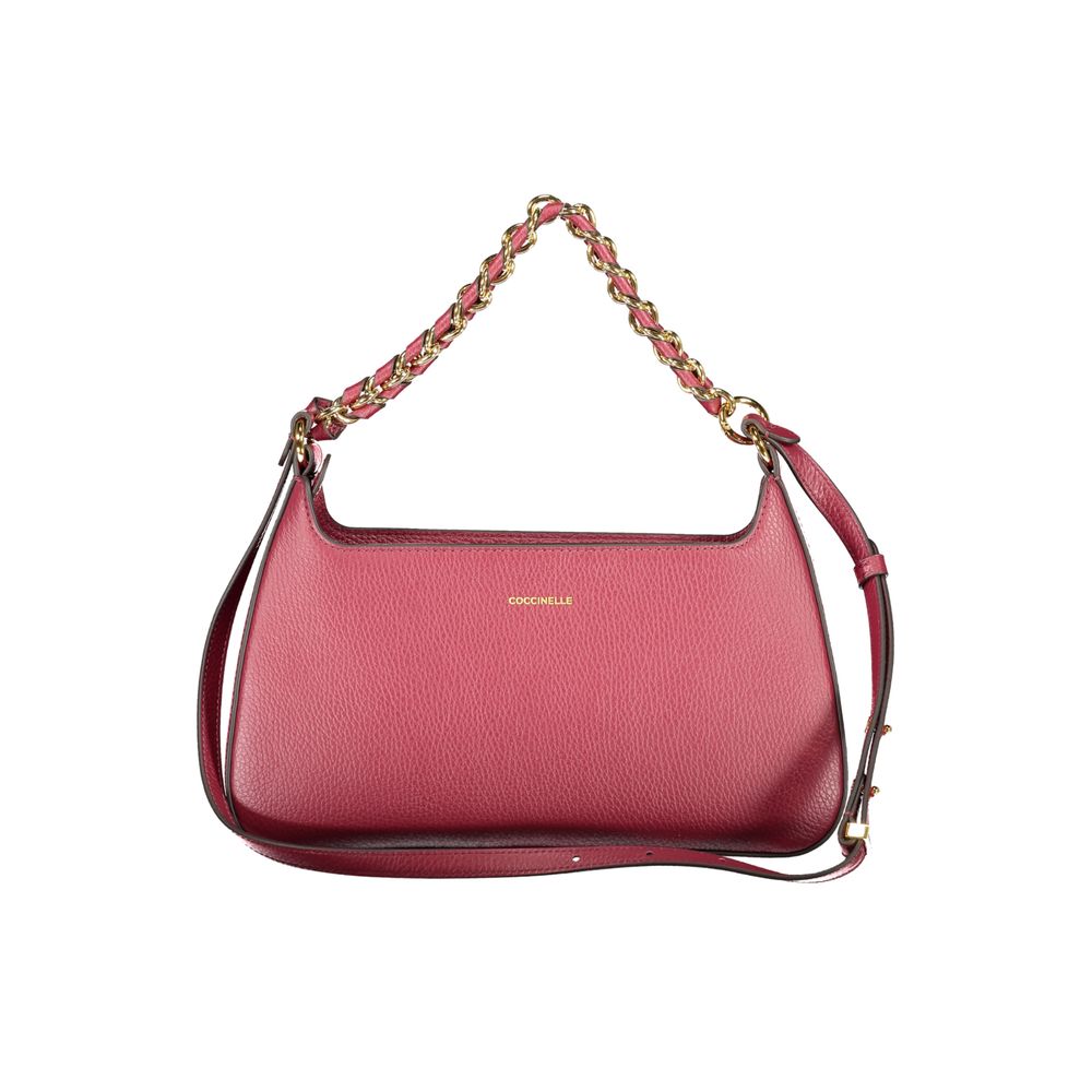 Purple Leather Women Handbag