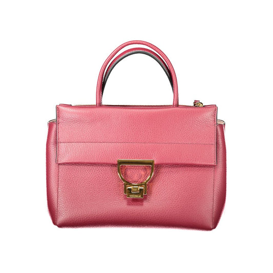 Purple Leather Women Handbag