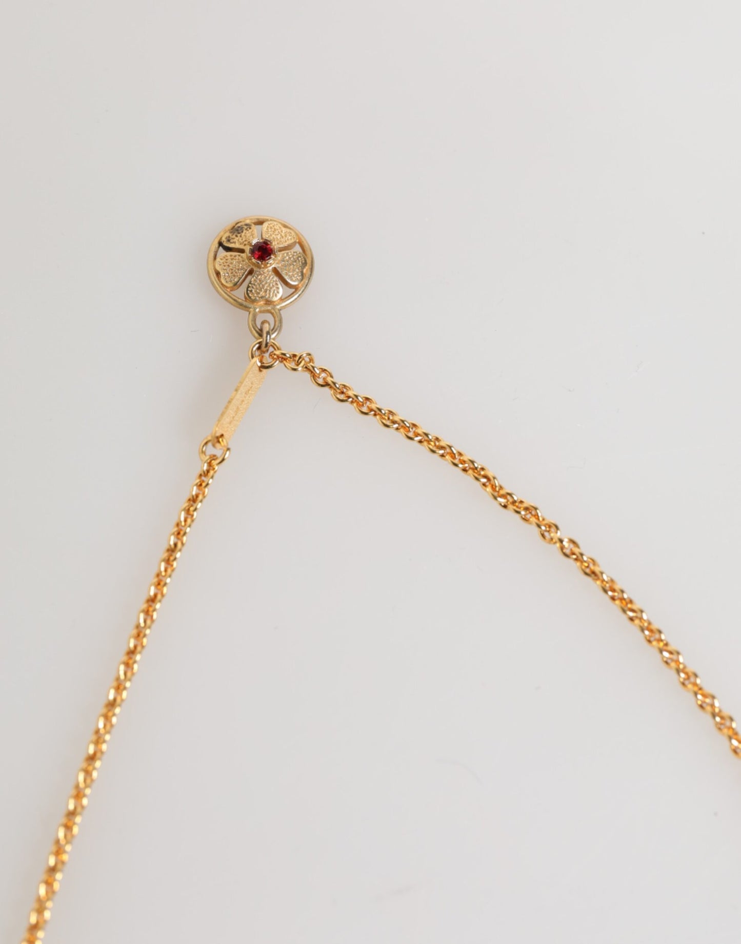Gold Medallion Metal Chain Charm Men Pendant Necklace