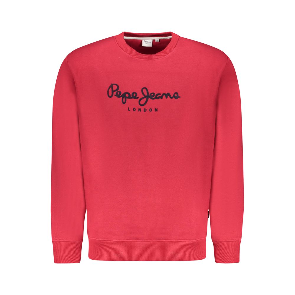 Jersey rojo de algodón para hombre