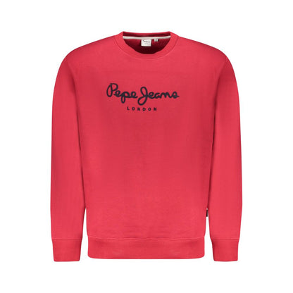 Jersey rojo de algodón para hombre