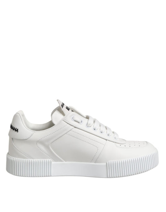 Zapatillas de piel Miami blancas