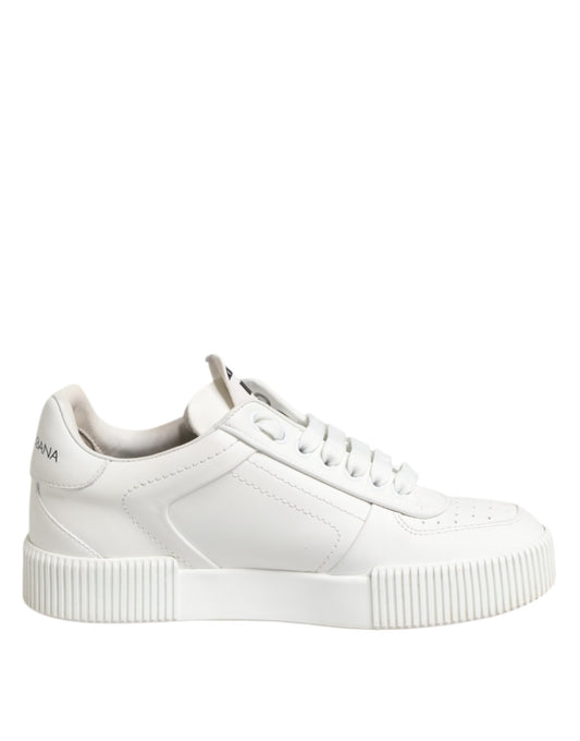 Zapatillas de piel Miami blancas