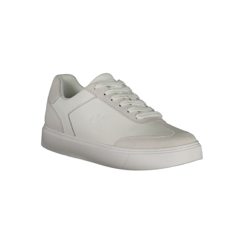Sneaker Hombre Piel Blanco
