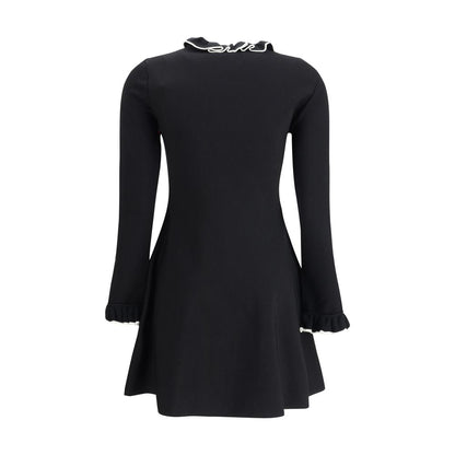 Knit Dress with volants