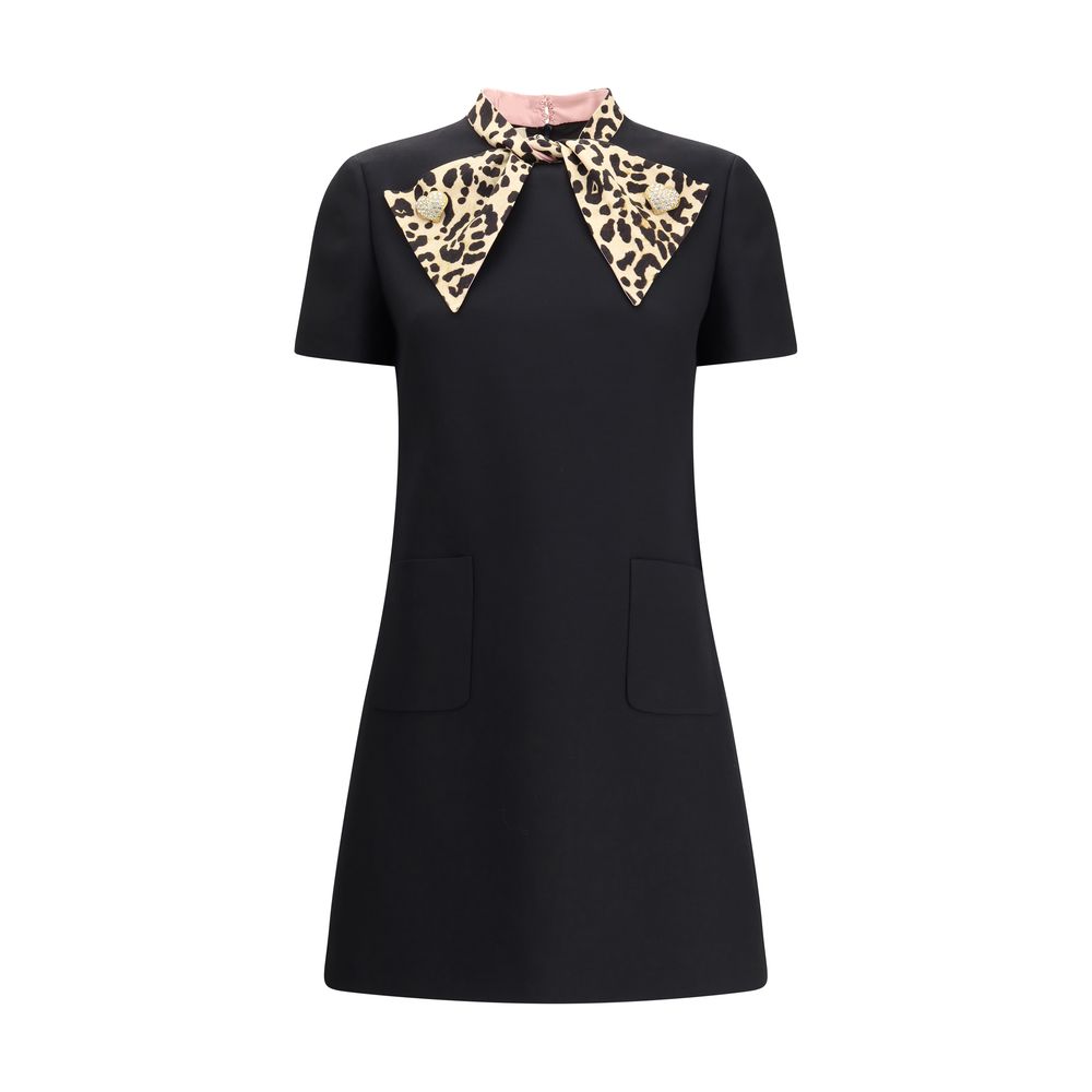 Crepe couture short Dress