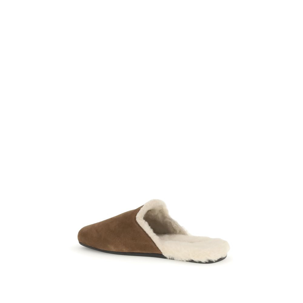 Suede Mules