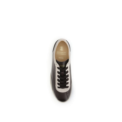 Calfskin and suede Sneakers