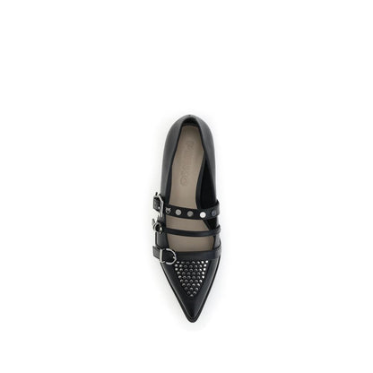 Studded Ballerinas
