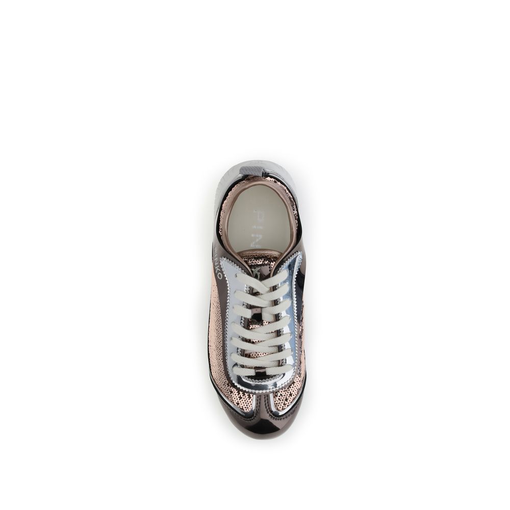 Sequined mirror fabric Reby 10 Sneakers