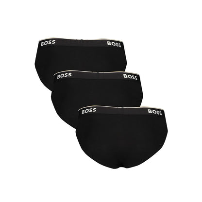 Black Cotton Men Brief