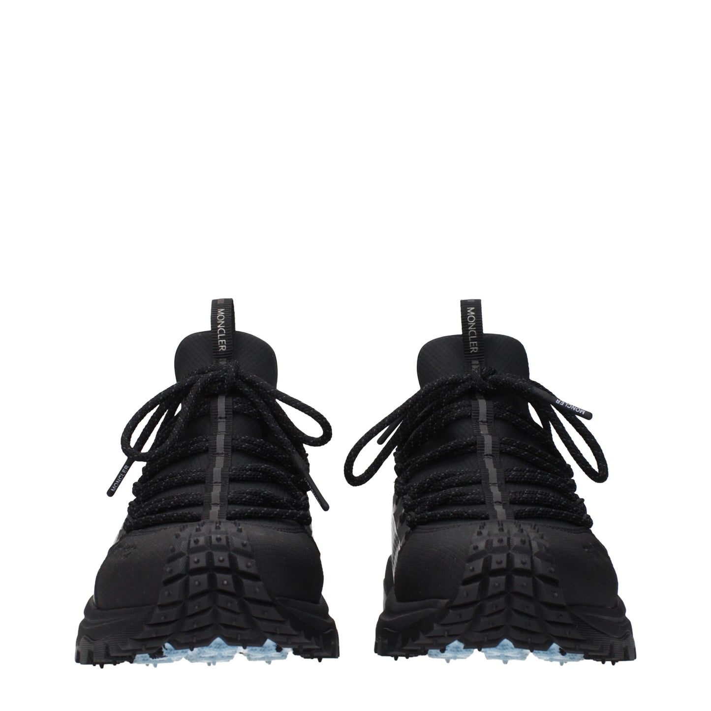 Black Fabric Athletic Sneakers