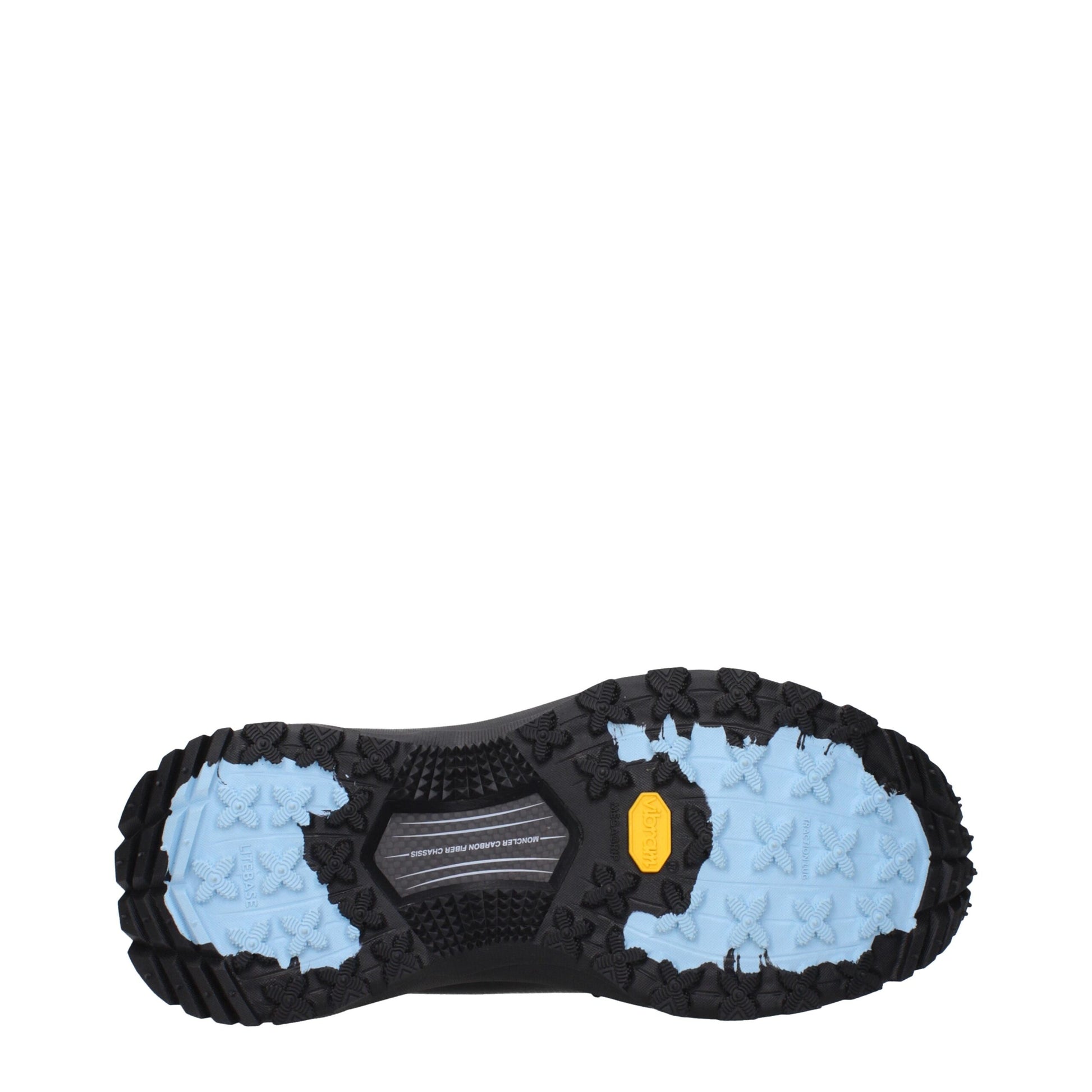 Black Fabric Athletic Sneakers