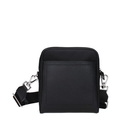 Black Fabric Crossbody Bags