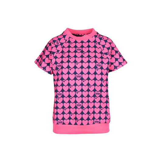 Camiseta de algodón rosa