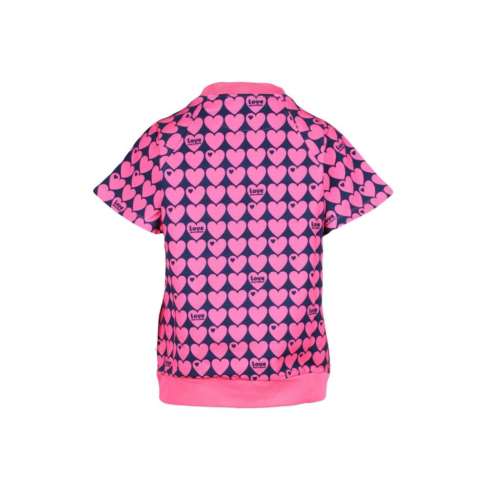 Camiseta de algodón rosa