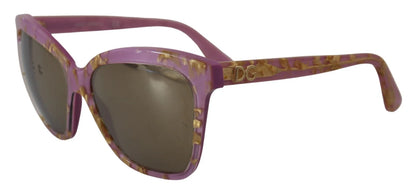 DG4251 Violet Full Rim Rectangle Frame Shades Sunglasses
