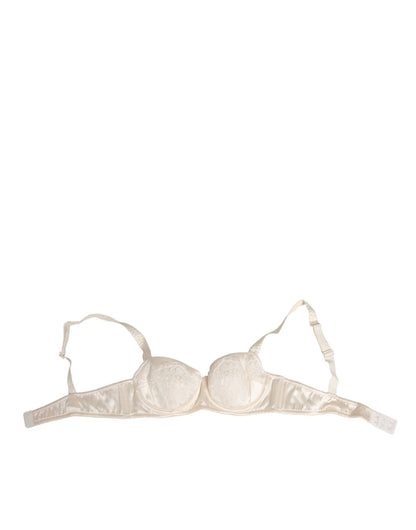 White Satin Lace Balconnet Lingerie Underwear