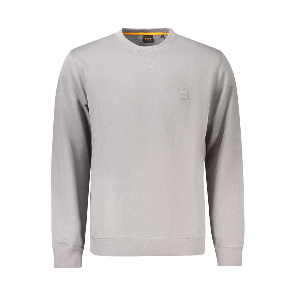 Jersey gris de algodón para hombre