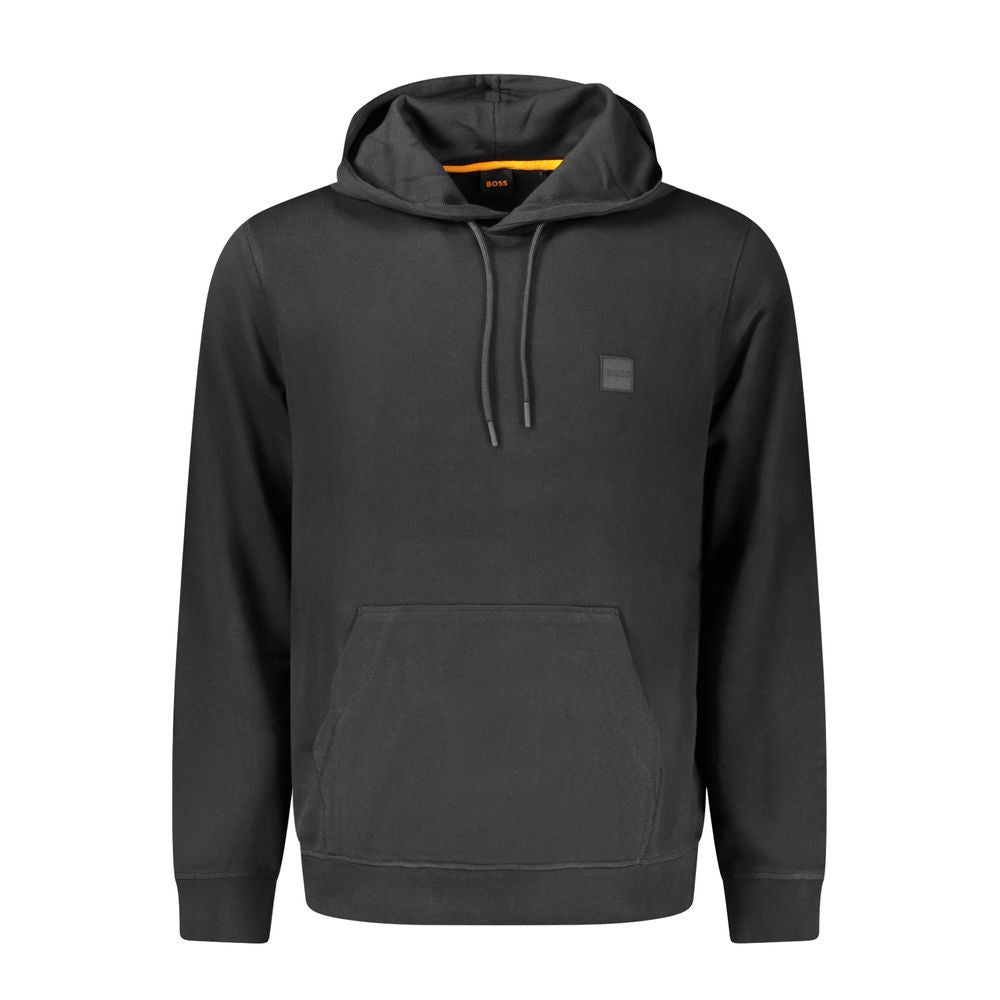 Jersey Negro Algodón Hombre