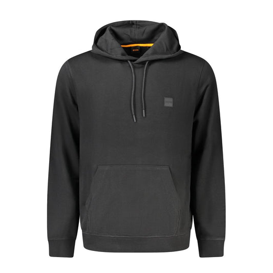 Jersey Negro Algodón Hombre