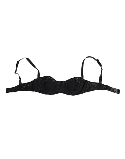 Black Lace Underwire Bra Lingerie Underwear