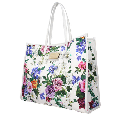 White Fabric Shoulder Bags