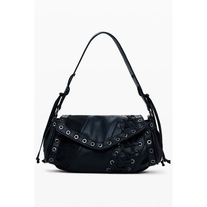 Bolso de polietileno negro para mujer