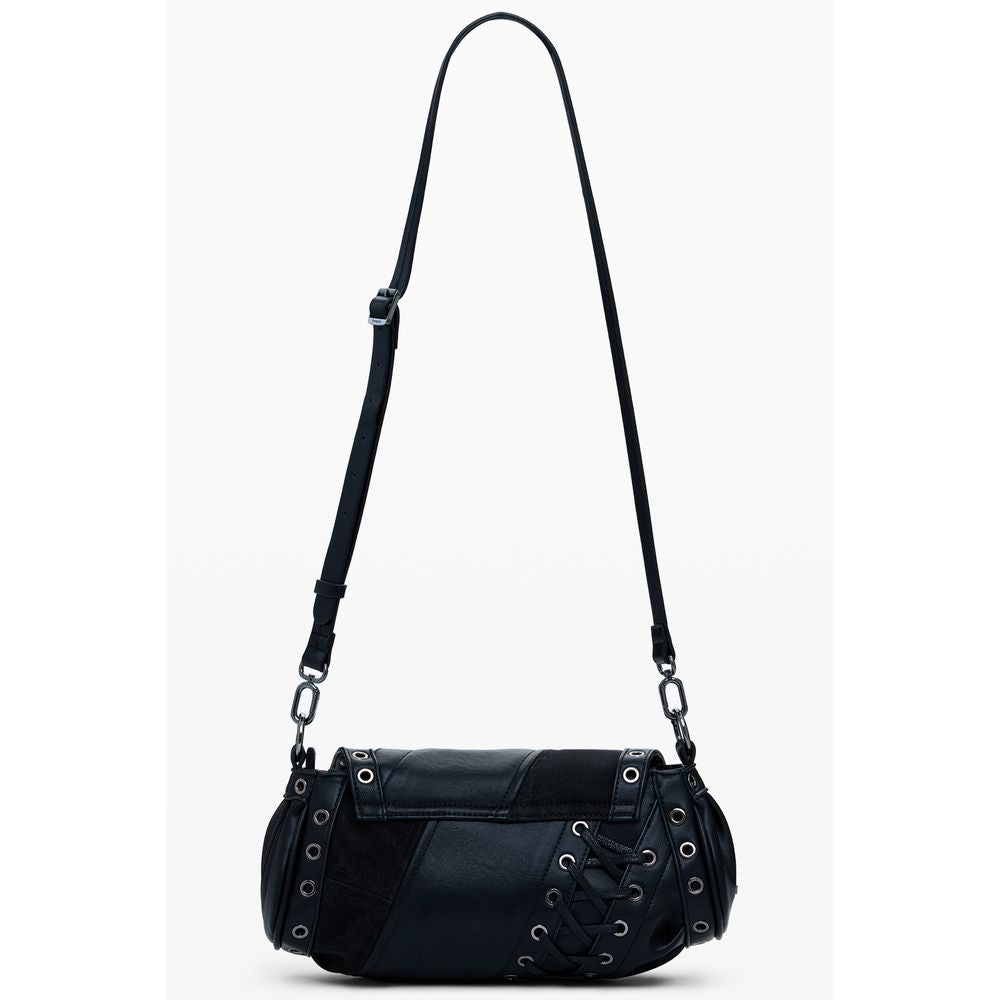 Bolso de polietileno negro para mujer
