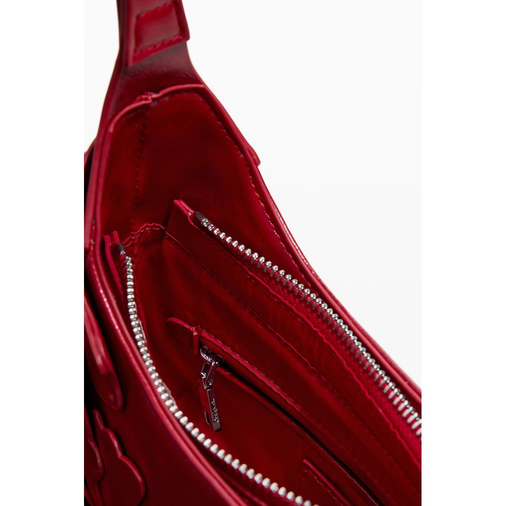Bolso de polietileno rojo para mujer
