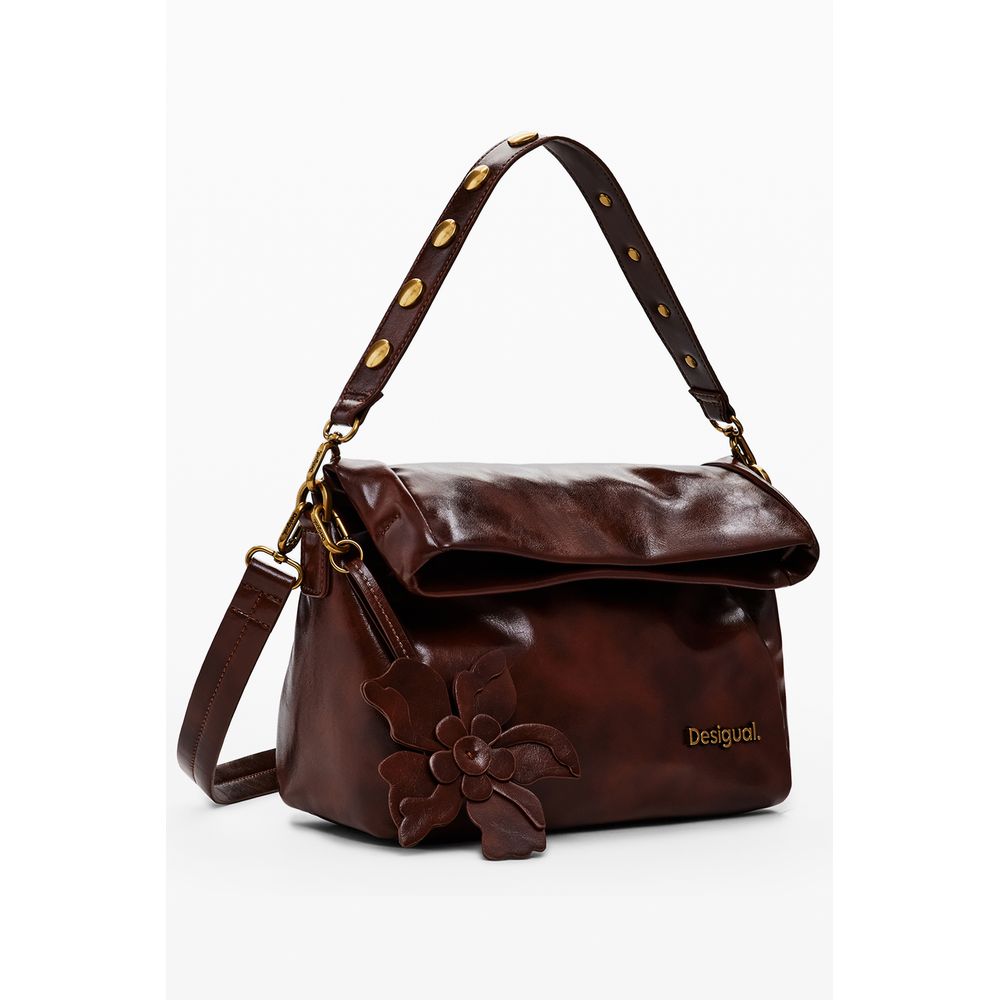 Bolso de polietileno marrón para mujer