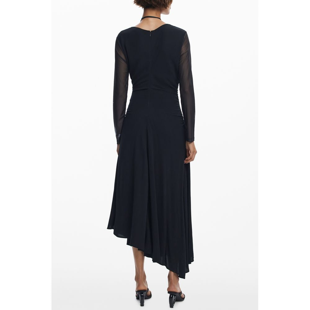 Vestido Mujer Poliéster Negro