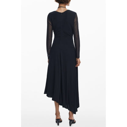 Vestido Mujer Poliéster Negro