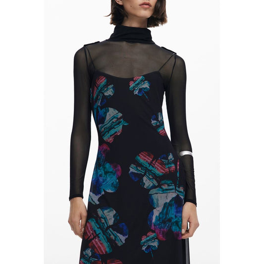 Vestido Mujer Poliéster Negro