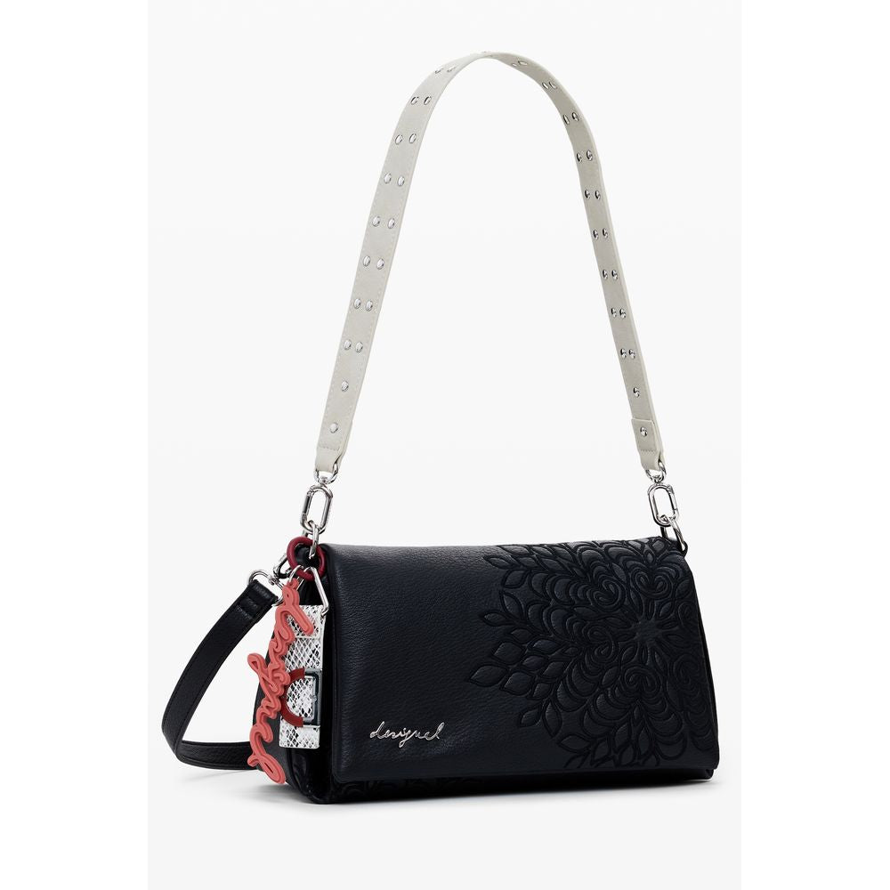 Bolso de polietileno negro para mujer