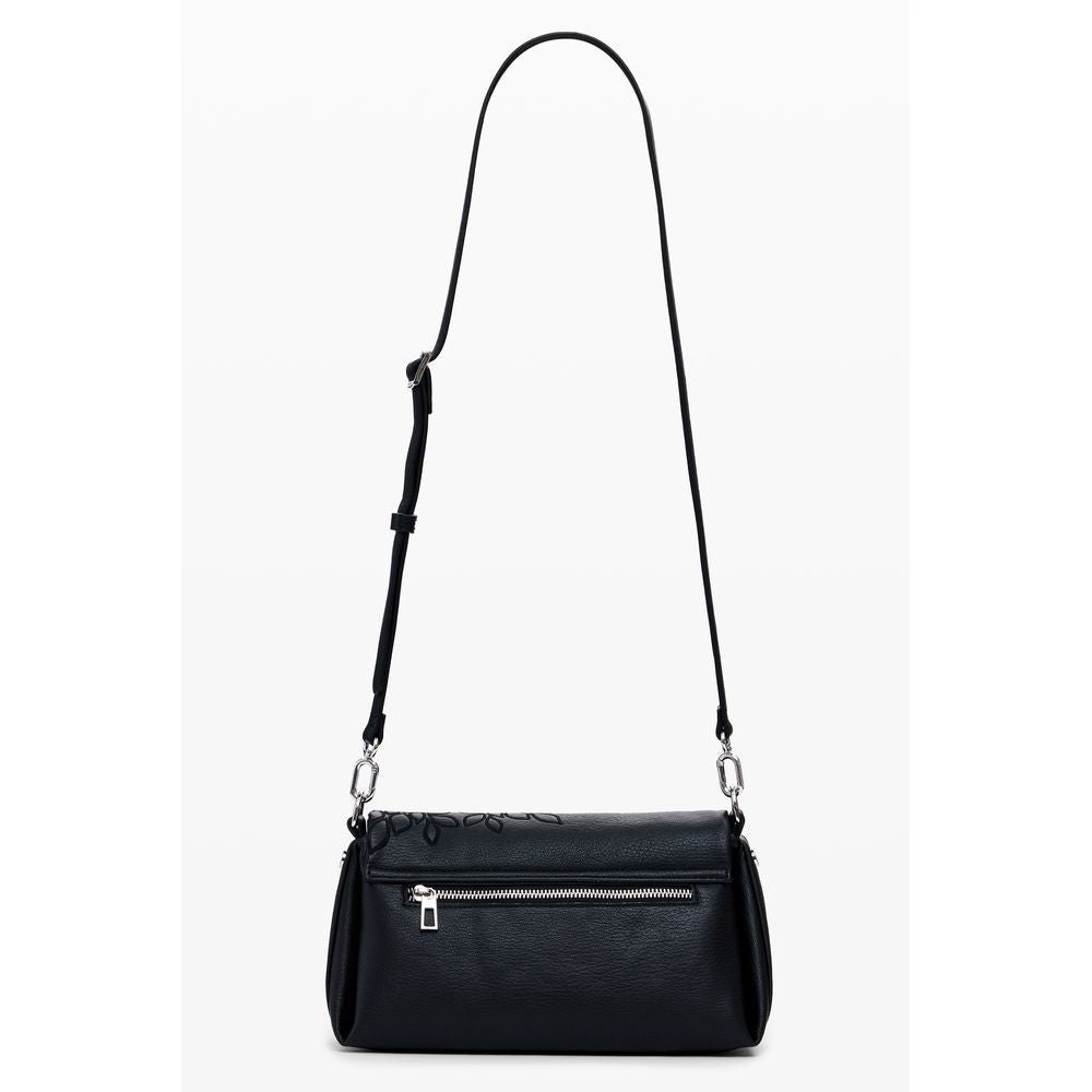 Bolso de polietileno negro para mujer