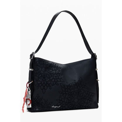 Bolso de polietileno negro para mujer
