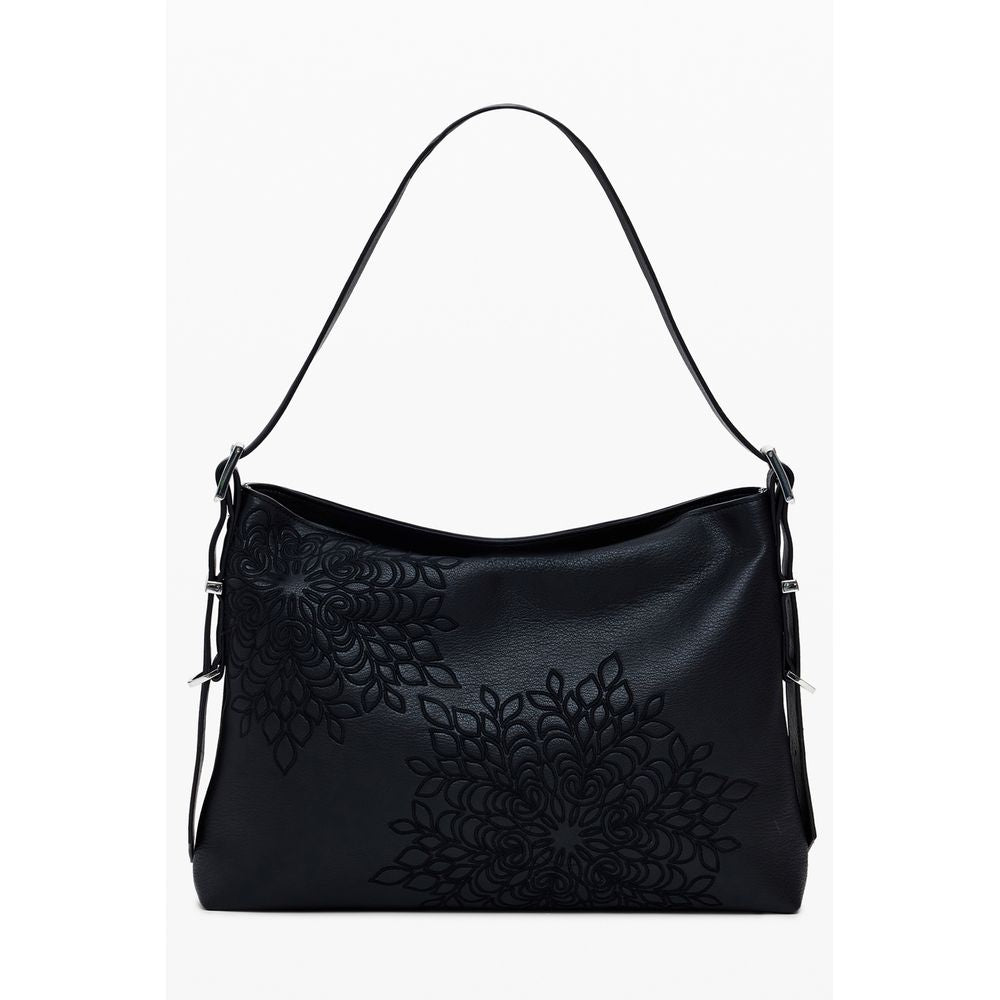 Bolso de polietileno negro para mujer