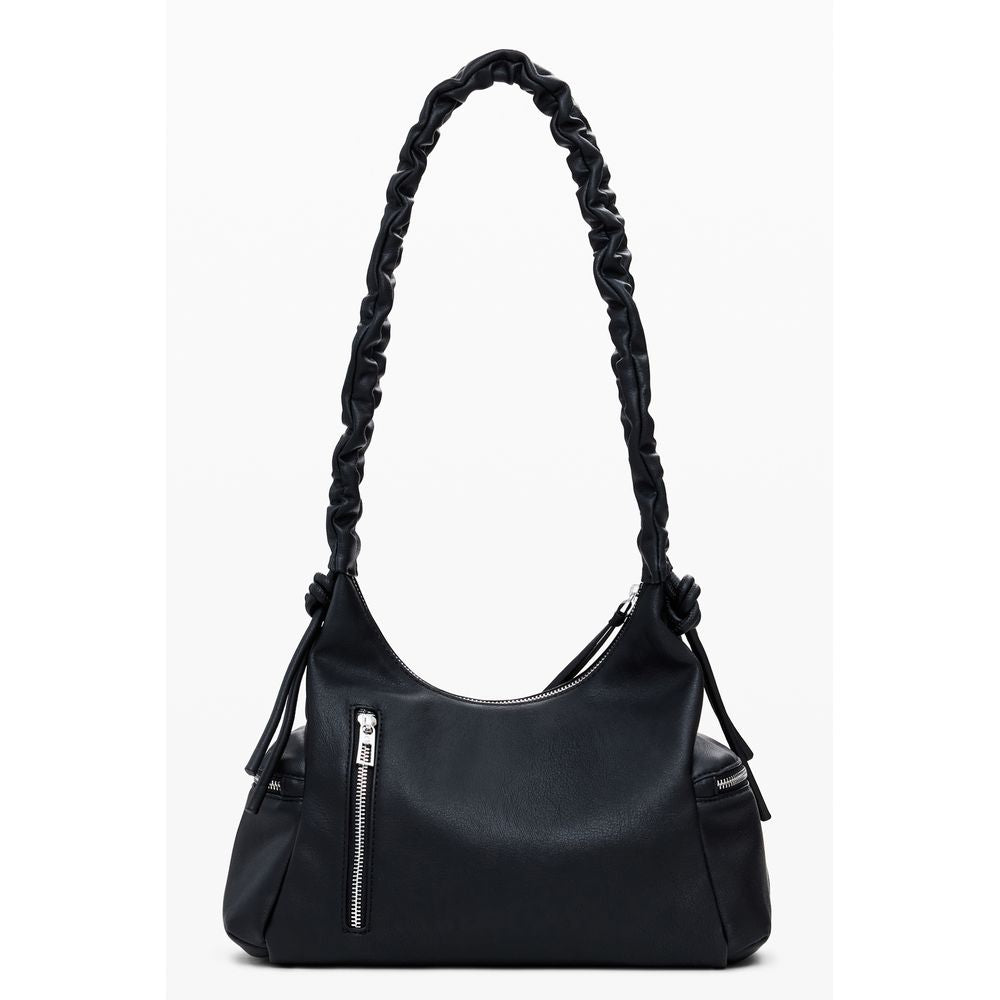 Bolso de polietileno negro para mujer